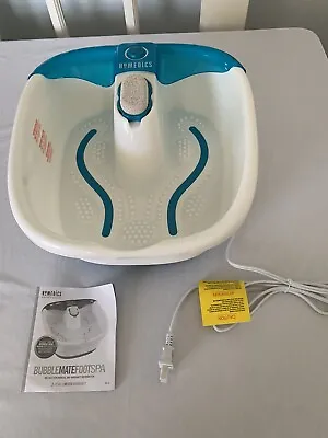 Homedics Bubble Mate Foot Spa Toe Touch Controlled Foot Bath With Invigorating • $15.96