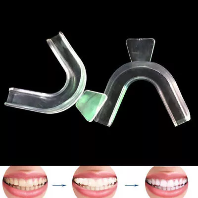 $9.93 • Buy Teeth Whitening Mouth Tray Gum Guard Mouldable Remouldable Silicone Dental Oral
