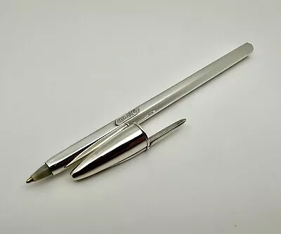 Vintage BIC Cristal 925 Sterling Silver Ballpoint Pen • $675