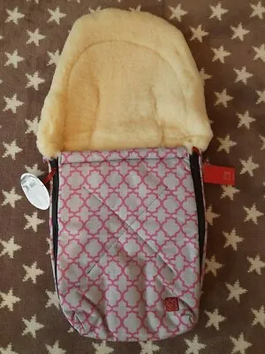 NEW Kaiser Emma Cuddly Bag - 100% Sheepskin Footmuff 0-12m Car Seat Size 0 Pink • £75