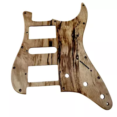 Carved Maple Wood STRAT Style GUITAR Pickguard HSH Model 11 Holes • $16.99