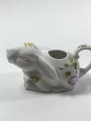 Grace's Teaware Bunny Rabbit Creamer Porcelain Flowers Insects Butterfly Ladybug • $5.66