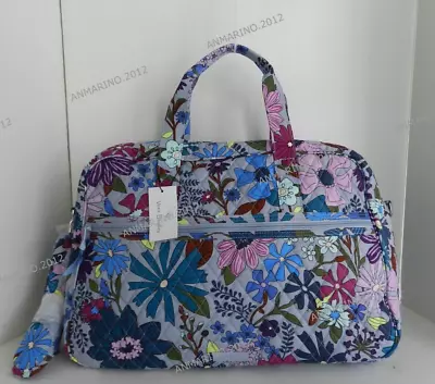 Vera Bradley Medium Traveler Bag Weekender In Bengal Lily NWT • $54.99