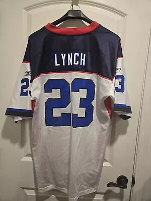 Authentic Reebok Buffalo Bills Marshawn Lynch White Jersey Size XL  • $65