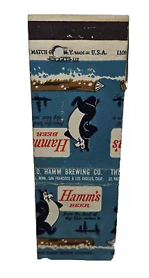 Vintage Hamm's Beer Matchbook Advertising Theo Hamm Brewing Co. Empty Collectors • $3.38