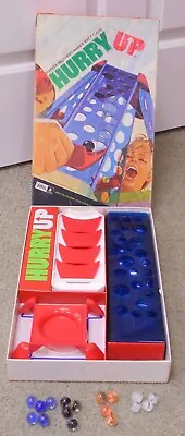 Vintage - Parker Brother's 1971 Marble Race Game  HURRY UP  ( Up To 4 Players) • $19.99