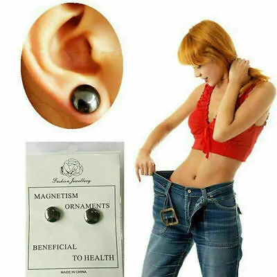 Earring Weight Loss Magnetic Earrings Slimming Stud New C8D6 Health 8U9I H0T2 • £1.40