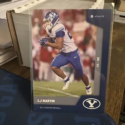 LJ Martin 2023 ONIT BYU Cougars #39 BLUE Football Card RC Rookie BYU • $3.99