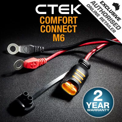 CTEK Comfort Connector Eyelet M6 56-260 Suitable For MXS3.8 MXS5.0 XC XS Lithium • $24