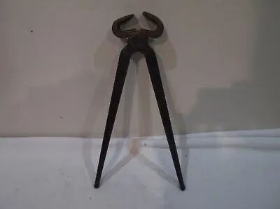 Vtg Heller Bros Farrier Hoof Nail Pullers Forged Cutters Horse Tool 12  • $24
