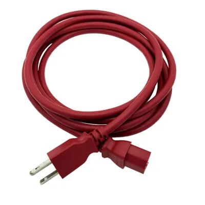 10Ft Power Cord RED For MACKIE THUMP SERIES TH-12A POWERED LOUDSPEAKER • $13.79