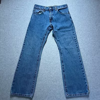 Levis Jeans Mens 30x30 Blue 517 Bootcut Western Cowboy 100% Cotton Denim Light • $19.88