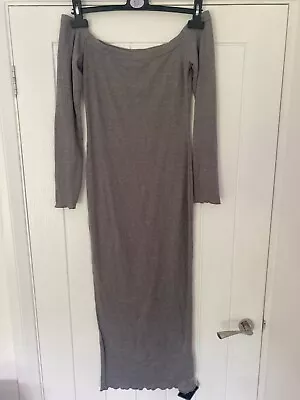 Zaful New With Tags Grey Off Shoulder Midaxi Dress Size Large • £6