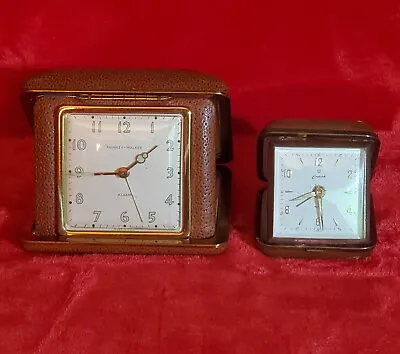 Vintage Travel Alarm Clock Lot Phinney Walker (not Running) Endura (running) • $22.50