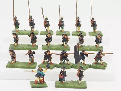 15mm English Civil War Infantry X 21. Painted. Blue 376 • £25