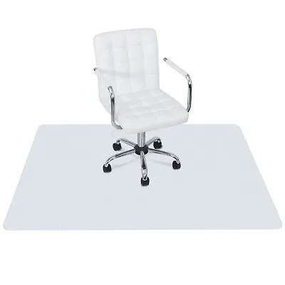 60.2 X 46.4  PVC Chair Mat Home Office Protector Carpet Non-Slip Easy To Clean • $37.58