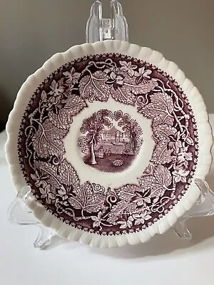 Vintage Masons Plum/Mulberry Vista Saucer 1 Plate 5.75” • $6.99