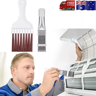 $14.21 • Buy Air Conditioner Fin Repair Comb Cleaner Ac Condenser Metal Coil Brush Tools 