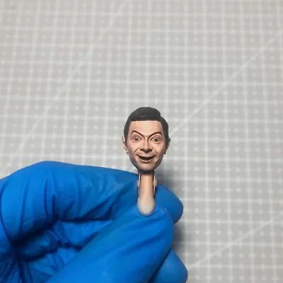 1/12 Scale Mr. Bean Head Sculpt Rowan Atkinson Soldier Head  F 6  Action Figure • $33.24