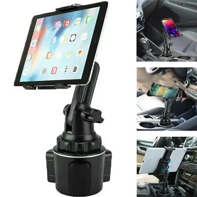 Car Mount Adjustable Cup Holder Stand For 4.7-12.9'' Phone Tablet Ipad Universal • $12.87