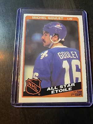 Michel Goulet - Quebec Nordiques - 1984-85 O-Pee-Chee - #207 (English & French) • $1.49