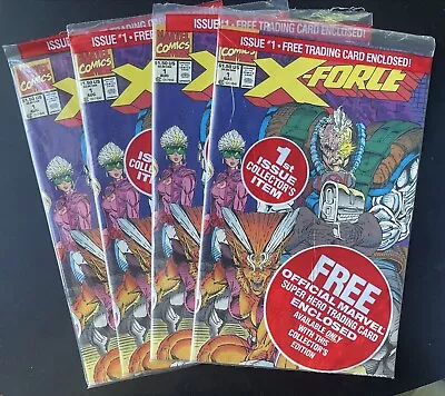 X-Force #1 Lot! Cable! Shatterstar! X-Force! Sunspot & Gideon! Sealed W/ Cards • $7.99