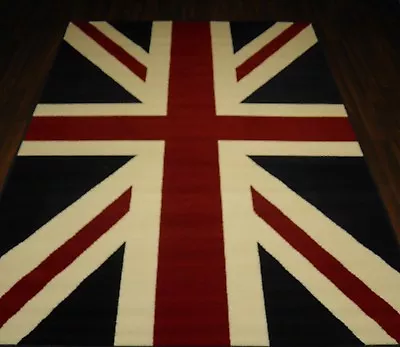 Top Quality Union Jack Rug Red-white-blue 120x170cm App 6x4ft Best Around  • £39.99