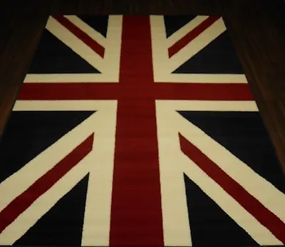 Top Quality Union Jack Rugs Red/white/blue 160x230cm Appr 8x5ft Best Around • £59.99