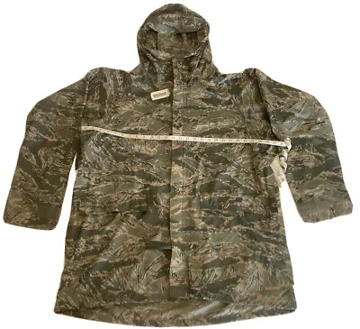 Military Uniform Rain Suit Parker Hood Vents Draw Strings Size Medium-44 NWT • $59.99