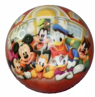 Disney Mickey Mouse Bowling Drilled Viz-A-Ball W/ Vtg Bowling Bag KR Strikeforce • $65