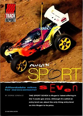 Mugen Sport RC Cars Vintage 1994 Print Ad Ephemera Wall Art Decor • $17.99