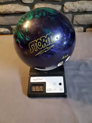 Storm Big Hit 10 Lb Blue & Green Bowling Ball - This Ball Has Been Drilled • $25