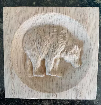 Bear Engraving Trim Wood Corner Trim Block Door Trim Block Window Trim • $10.50