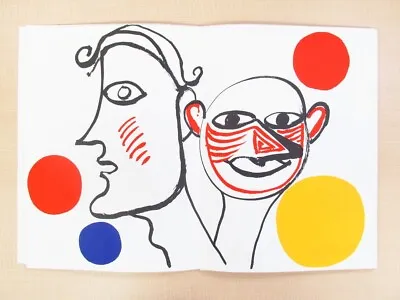 DERRIERE LE MIROIR No 221 Alexander Calder Set Of 7 Original Lithograph • $800