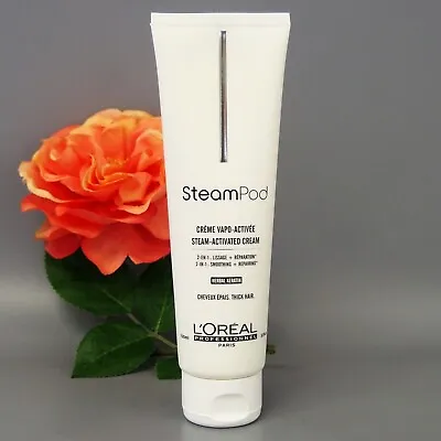 L'Oreal STEAMPOD  Steam Activated CREAM For THICK Hair 150ml /5oz CREME • $18.99