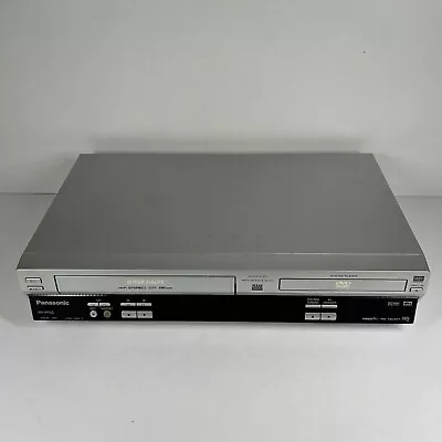 Panasonic NV-VP30EB-S VHS DVD VCR Combo Silver Power On Untested Spare/Repair • £39.99