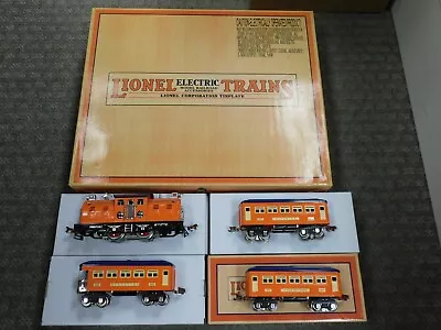 Lionel MTH O Gauge Tinplate Celebration  Passenger Set Traditional 11-5508-0 • $999.99