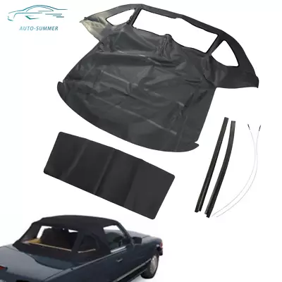 Convertible Soft Top For 72-89 Mercedes-Benz R107 280SL 560SL 380SL 450SL Black • $146.37