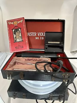 Master Violet Ray No. 2b Quack Medicine Electric Machine W/ Rare Booklet - Works • $150