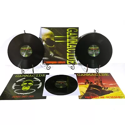 GAMMACIDE Contamination: Complete 1987-2005 Trifold Triple LP DVD Set Dark Angel • $90