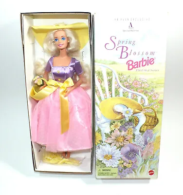 Barbie Doll Mattel Avon Spring Tea Party Barbie First In Series 1995 With Box • $10