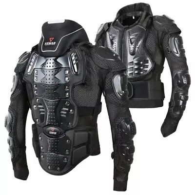 Full Body Armor Motorcycle Jacket Chest Back Protector Moto Body Armor Guard New • $96.99