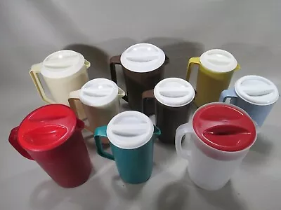 Vintage Rubbermaid Pitcher Pitchers Drink Containers With Lid YOU CHOOSE • $17.89