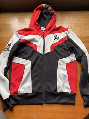 Avengers Endgame Size Small Red White And Black Zip-Up Hoodie • £8