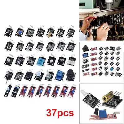 £12.58 • Buy 37in1 Sensor Modules Kit For Arduino UNO R3 Mega 2560 Nano Pi DIY Projects New