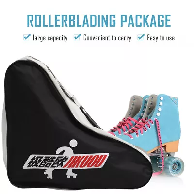  Roller Skating Bag Fabric Child Storage Pouch Adult Backpack For Kids • £13.35