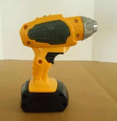 Fisher Price Drillin Action Tool Yellow Cordless Power Drill Tested G87 • $14.95