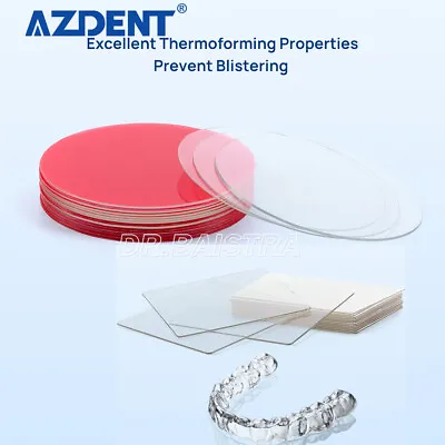 Dental Orthodontic Splint Thermoforming Square Vacuum Forming Sheet Soft/Hard • $24.38