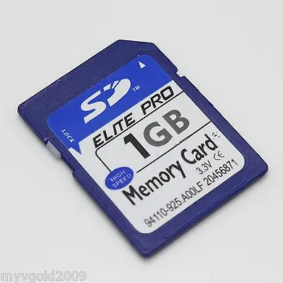 1GB SD Card Non HC Secure Digital Memory Card For Old Camera/ DV/ GPS • $7.65