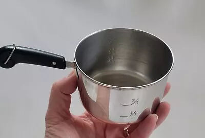 Revere Ware Copper Bottom Stainless Steel Measuring Cup Sauce Pan • $13.99